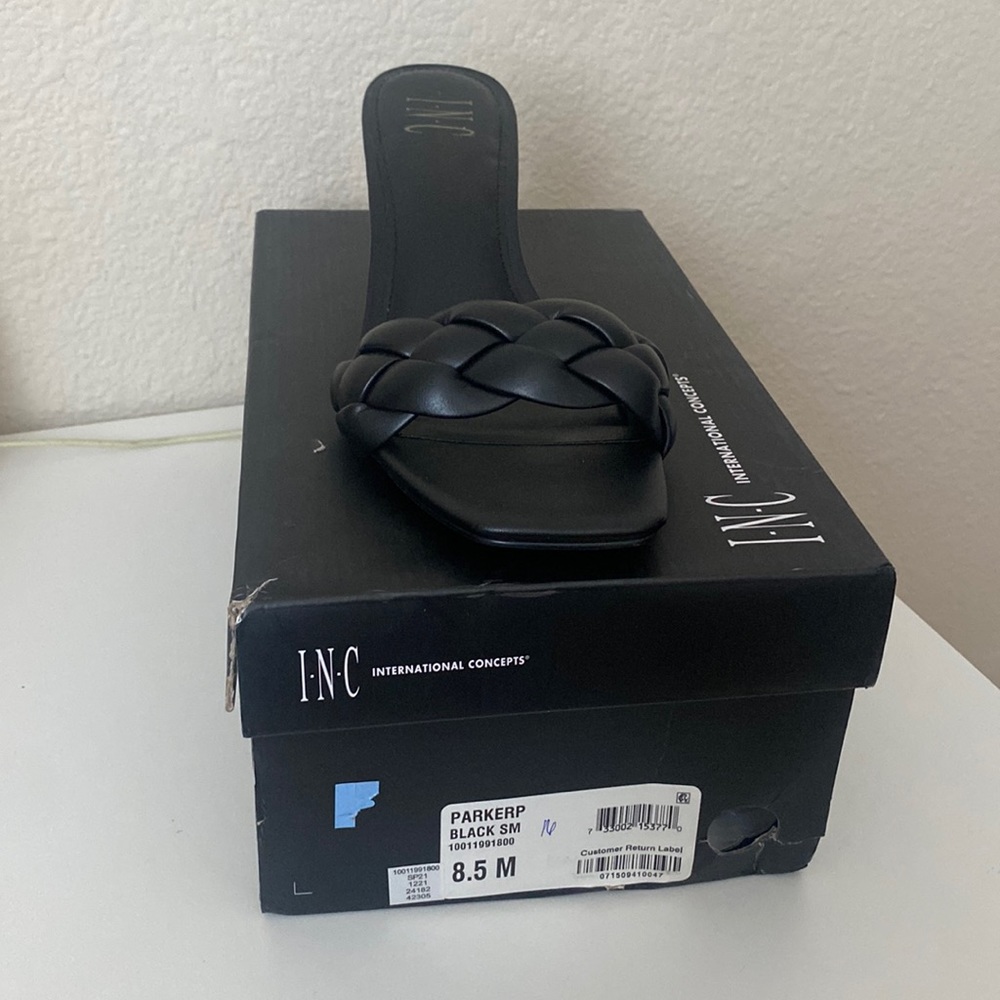 INC Black Heels